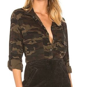 Sanctuary x Revolve Button Up Camo Shirt